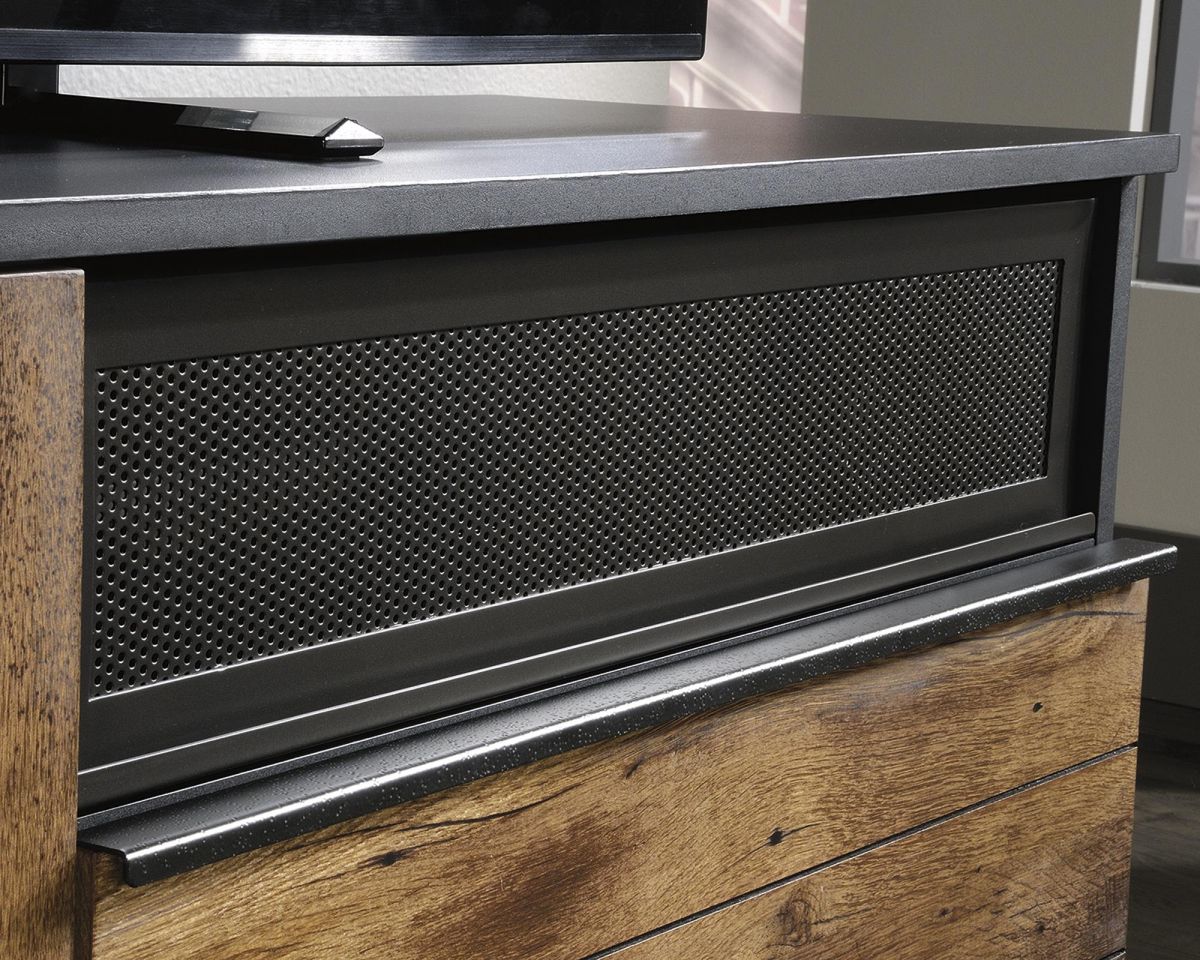 Teknik Office Boulevard Café Tv Stand in Vintage Oak Accents