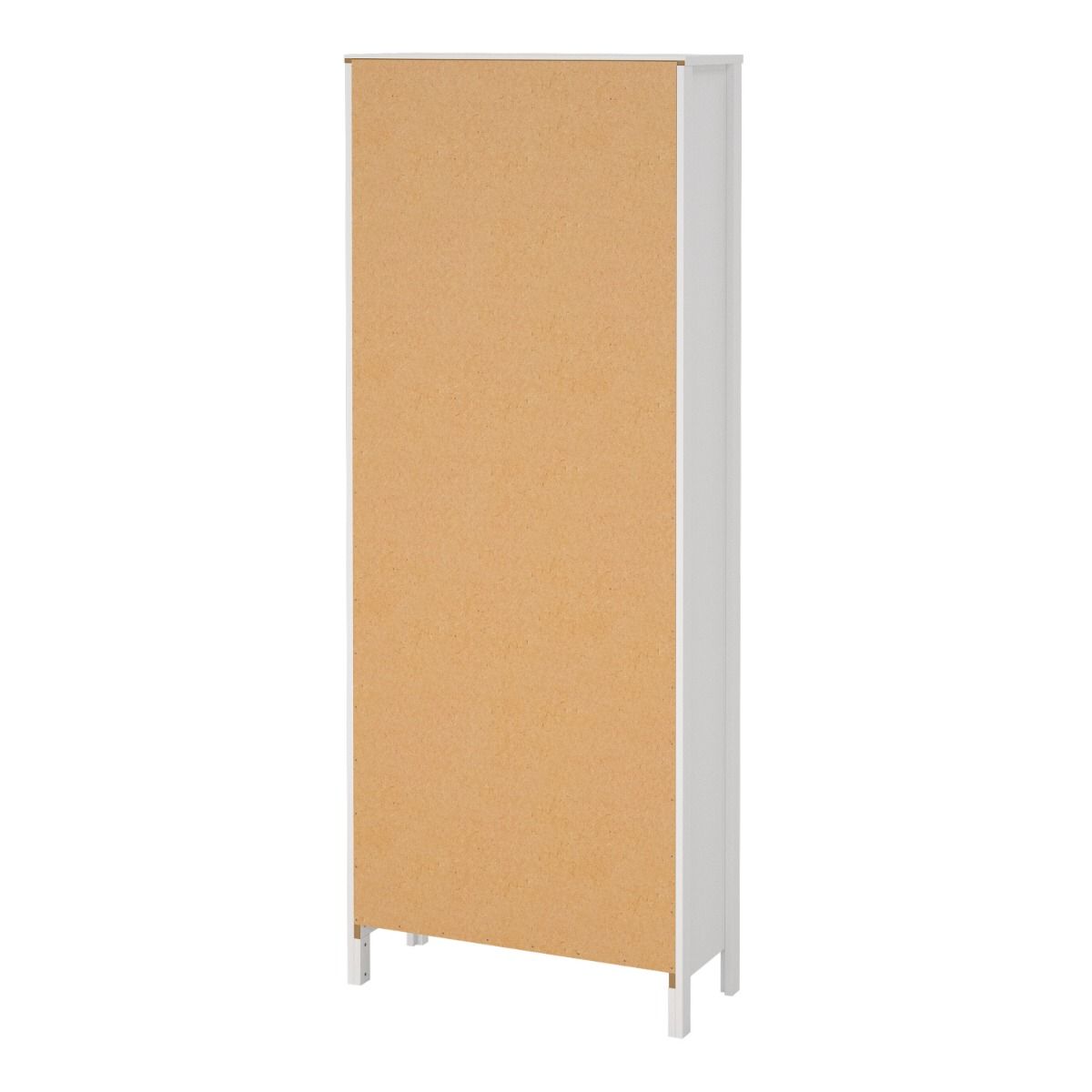 Furniture To Go Barcelona China Cabinet 2 Glass Doors with 3 Drawers in White