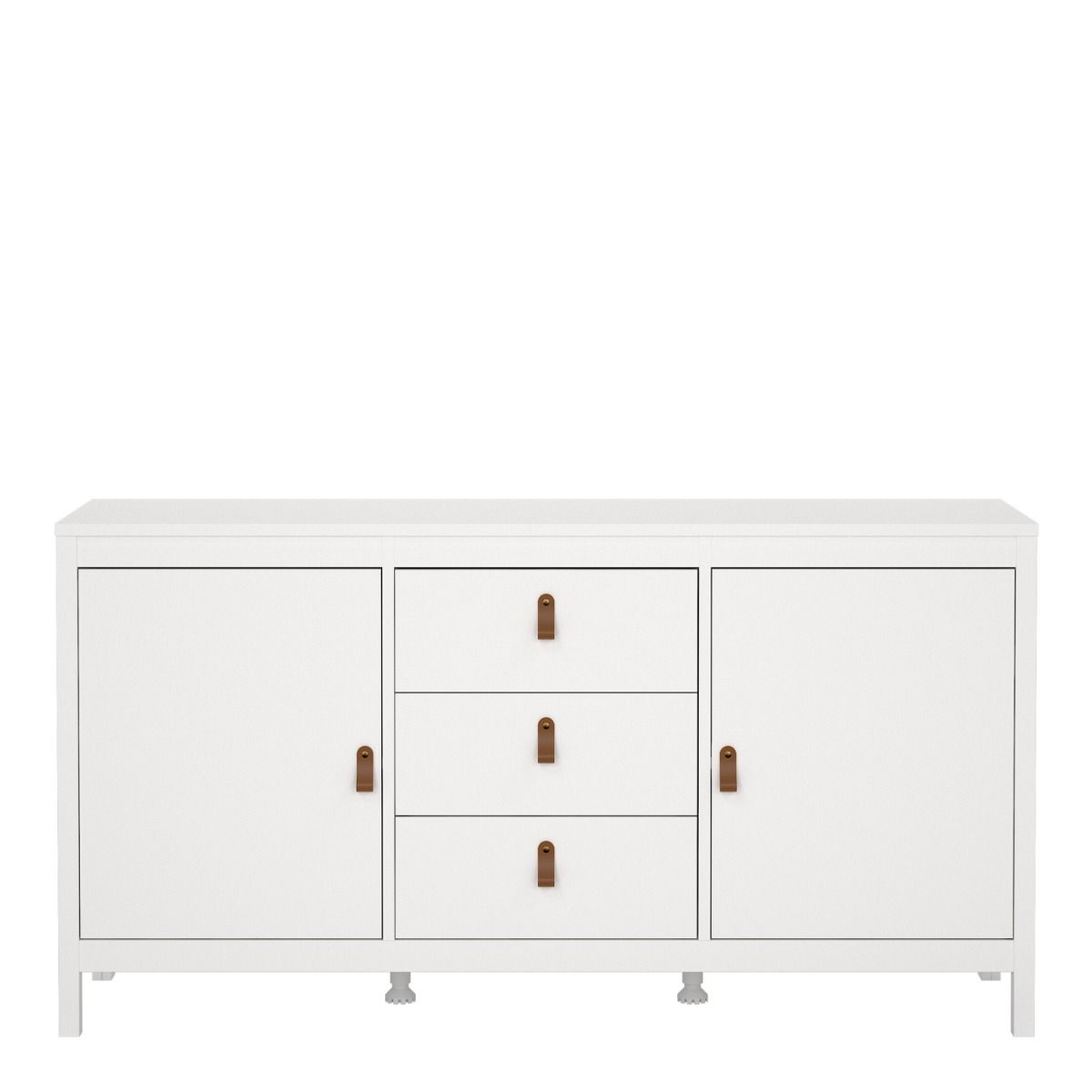Furniture To Go Barcelona Sideboard 2 Doors 3 Drawers in White