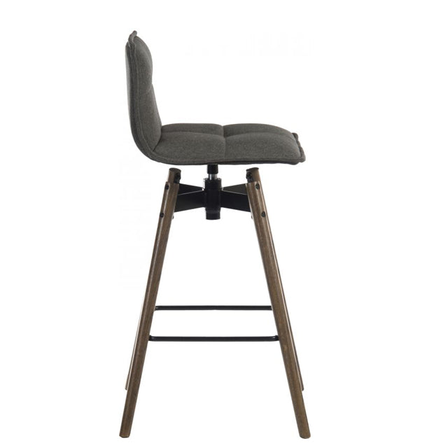 Teknik Office Spin Barstool Dark Grey Chair