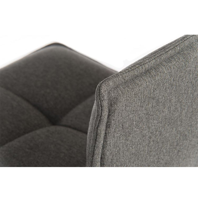Teknik Office Swivel Seat Spin Barstool Grey Chair