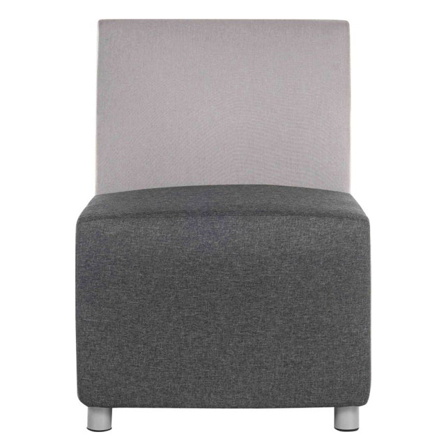 Teknik Office Cube Modular Reception Fabric Chair Base with Metal Feet