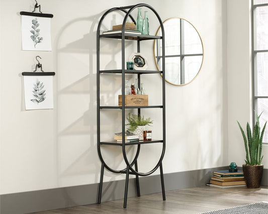 Teknik Office Boulevard Café Industrial Oval Bookcase / Display Unit with Four Shelves