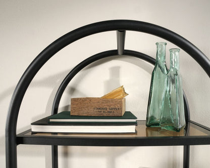 Teknik Office Boulevard Café Industrial Oval Bookcase / Display Unit with Four Shelves