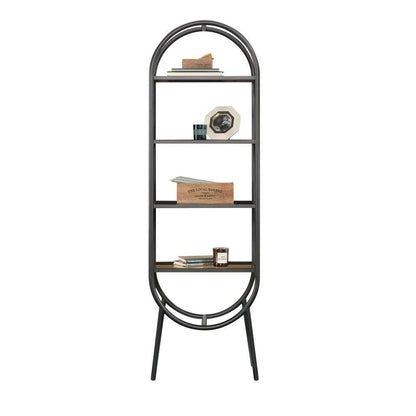 Teknik Office Boulevard Café Industrial Oval Bookcase / Display Unit with Four Shelves