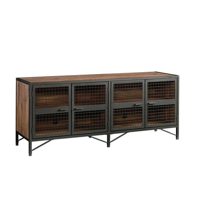 Teknik Office Boulevard Café Industrial Styled Sideboard in Vintage Oak effect and black accents