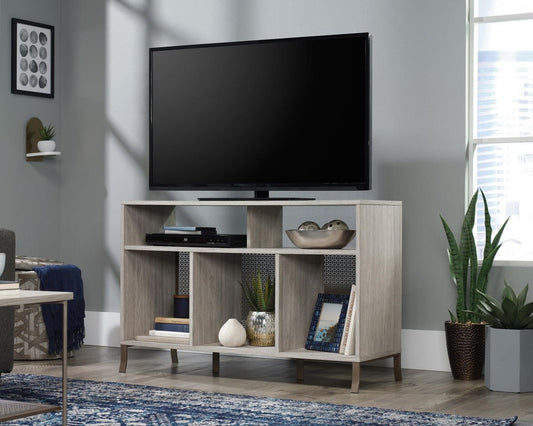 Teknik Office City Centre Tv Stand in Oak Finish with Shelving Storage