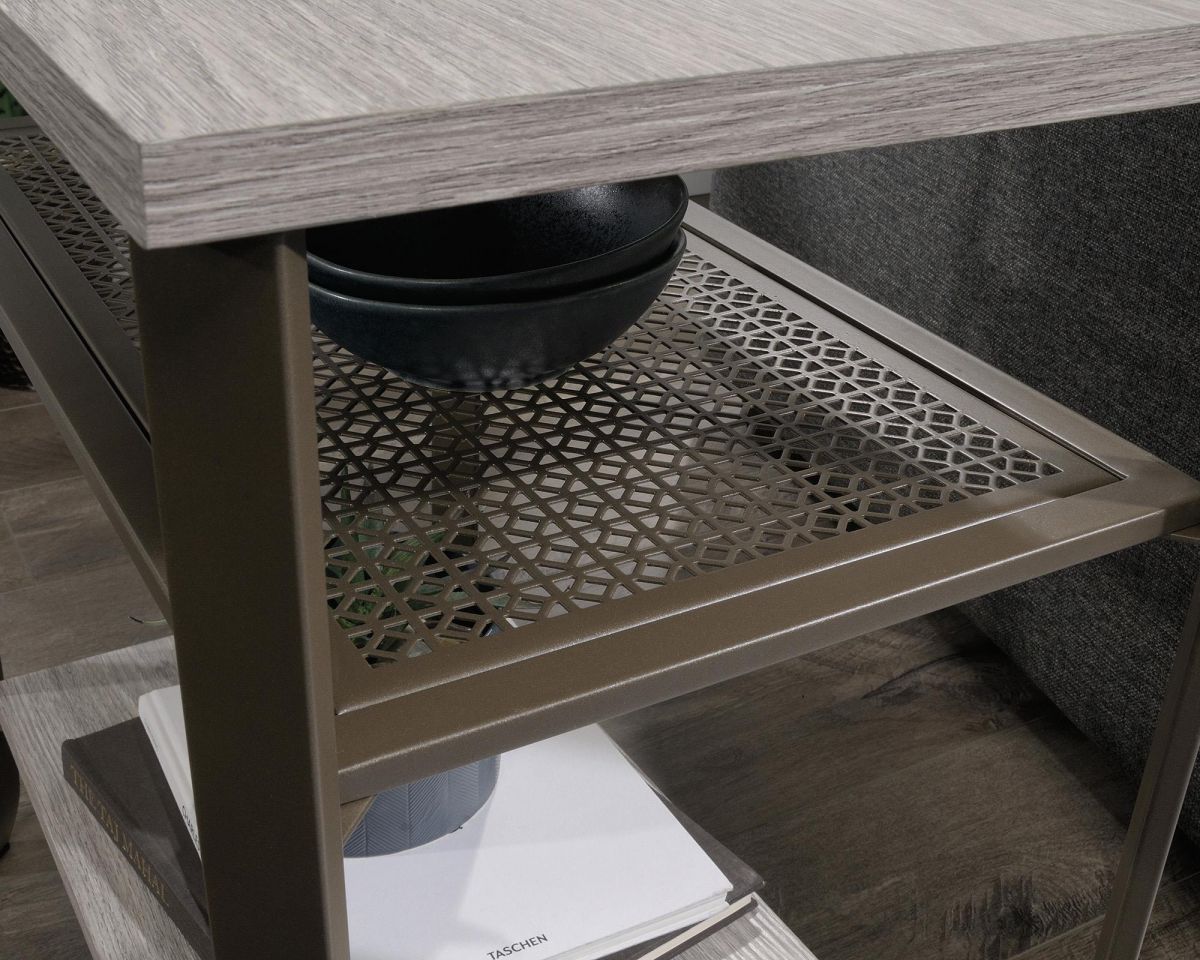 Teknik Office City Centre Side Table inCampagne Oak Finish