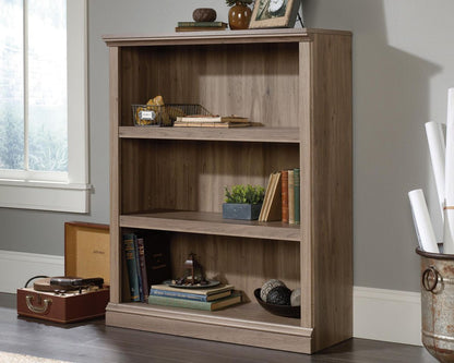 Teknik Office Barrister Home 3 Shelf Bookcase in Salt Oak Finish