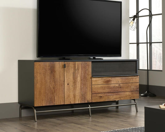 Teknik Office Boulevard Café Tv Stand in Vintage Oak Accents