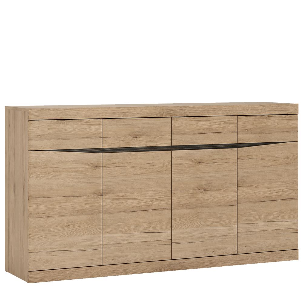 Furniture To Go Kensington Wide 4 Drawer 4 Door Sideboard