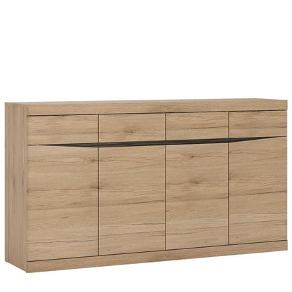 Furniture To Go Kensington Wide 4 Drawer 4 Door Sideboard