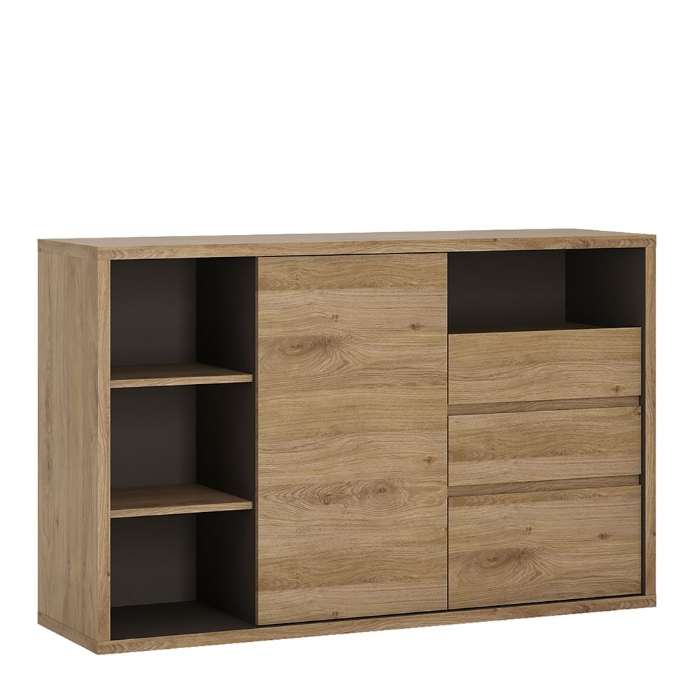 Furniture To Go Shetland 1 Door 3 Drawer Sideboard