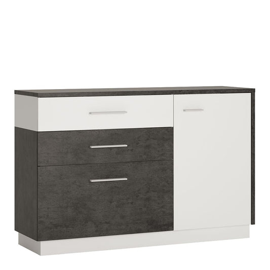 Furniture To Go Zingaro 1 Door 2 Drawer 1 Compartment Sideboard