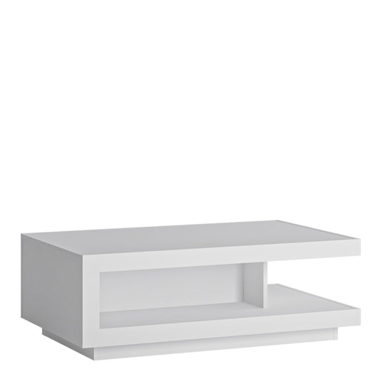 Furniture To Go Lyon Designer Coffee Table in White and High Gloss