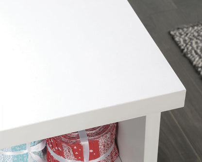 Teknik Office Craft Desk / Table in White Finish with Two Drawers