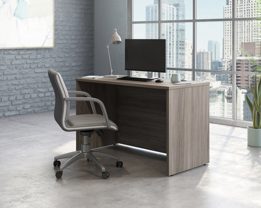 Teknik Office Affiliate 1200 X 600 Desk in a Hudson Elm Effect Finish with Heat, Stain and Scratch Resistant