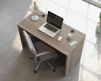 Teknik Office Affiliate 1200 X 600 Desk in a Hudson Elm Effect Finish with Heat, Stain and Scratch Resistant