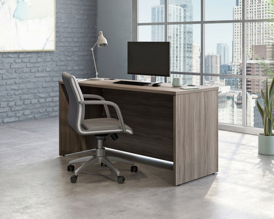 Teknik Office Affiliate 1500 X 600 Desk in Hudson Elm Effect Finish with Heat, Stain and Scratch Resistant