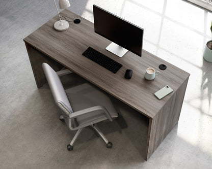 Teknik Office Affiliate 1500 X 600 Desk in Hudson Elm Effect Finish with Heat, Stain and Scratch Resistant