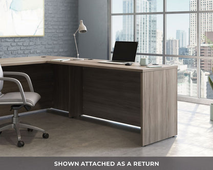 Teknik Office Affiliate 1500 X 600 Desk in Hudson Elm Effect Finish with Heat, Stain and Scratch Resistant