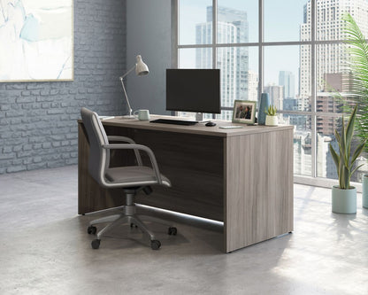 Teknik Office Affiliate 1500 X 750 Desk in Hudson Elm Effect Finish, 1" Thick Melamine Heat, Stain and Scratch Resistant