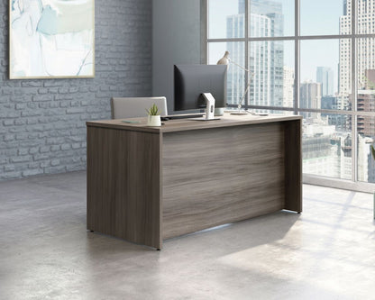 Teknik Office Affiliate 1500 X 750 Desk in Hudson Elm Effect Finish, 1" Thick Melamine Heat, Stain and Scratch Resistant