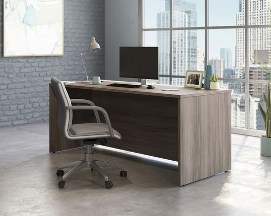 Teknik Office Affiliate 1800 X 750 Desk in Hudson Elm Effect Finish, 1" Thick Melamine Heat, Stain and Scratch Resistant