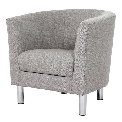 Furniture To Go Cleveland Stylish Armchair in Nova with Chrome Feet