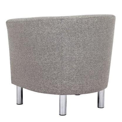 Furniture To Go Cleveland Stylish Armchair in Nova with Chrome Feet