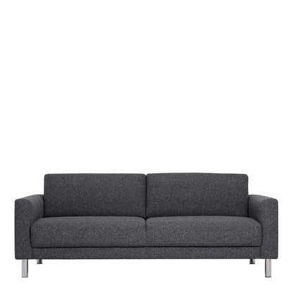 Furniture To Go Cleveland 3-Seater Sofa with Crome Feet in Nova Anthracite