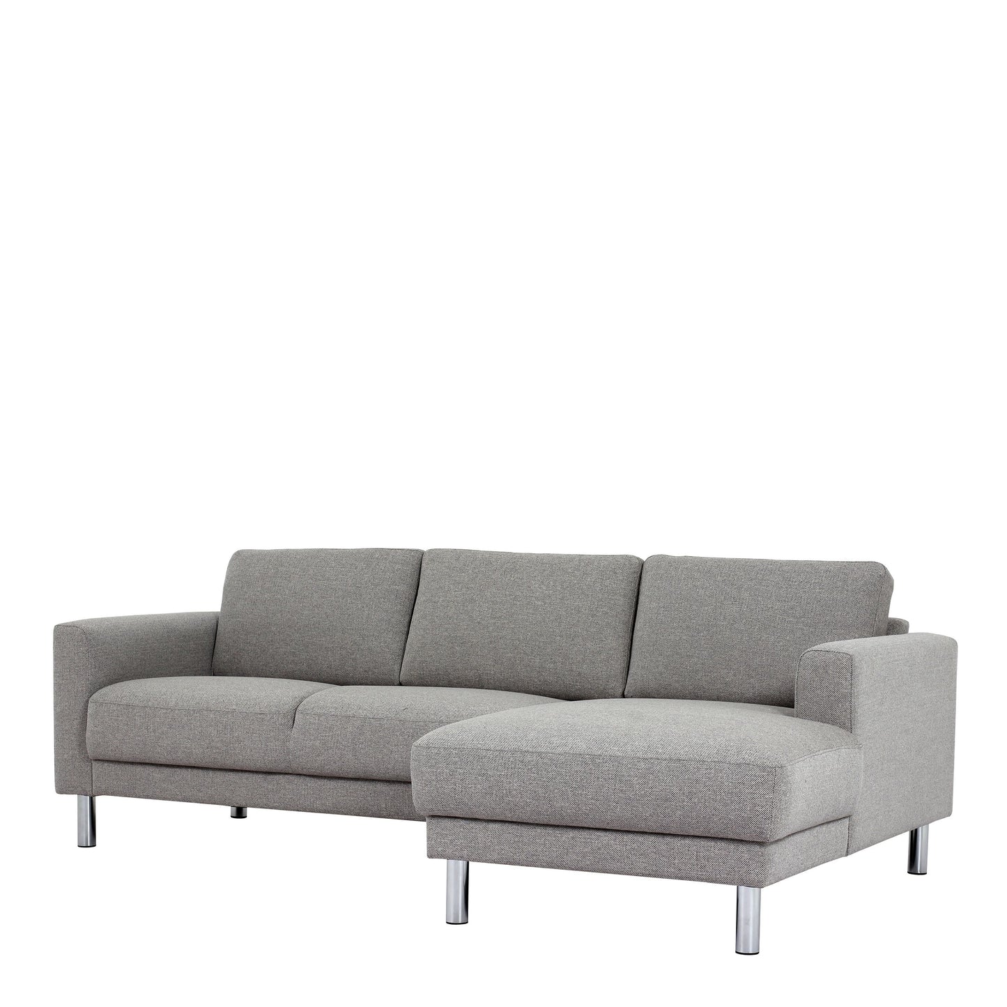 Furniture To Go Cleveland Chaiselongue Sofa (RH) in Nova Light Grey