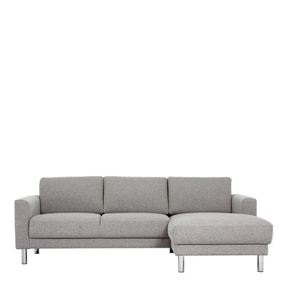 Furniture To Go Cleveland Chaiselongue Sofa (RH) in Nova Light Grey
