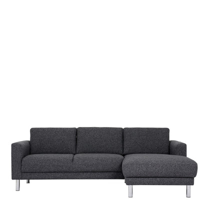 Furniture To Go Cleveland Chaiselongue Sofa (RH) in Nova Anthracite