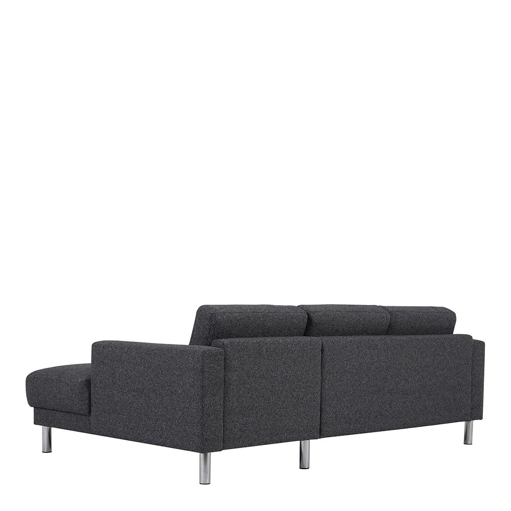 Furniture To Go Cleveland Chaiselongue Sofa (RH) in Nova Anthracite