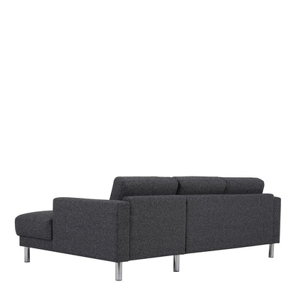 Furniture To Go Cleveland Chaiselongue Sofa (RH) in Nova Anthracite
