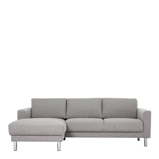 Furniture To Go Cleveland Chaiselongue Sofa (LH) in Nova Light Grey