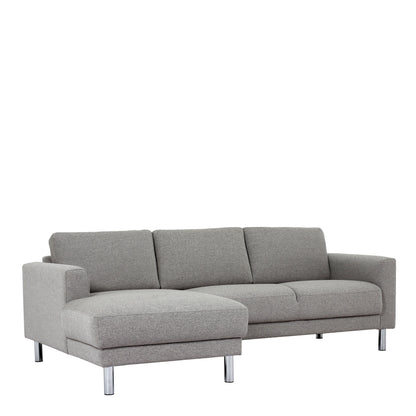 Furniture To Go Cleveland Chaiselongue Sofa (LH) in Nova Light Grey