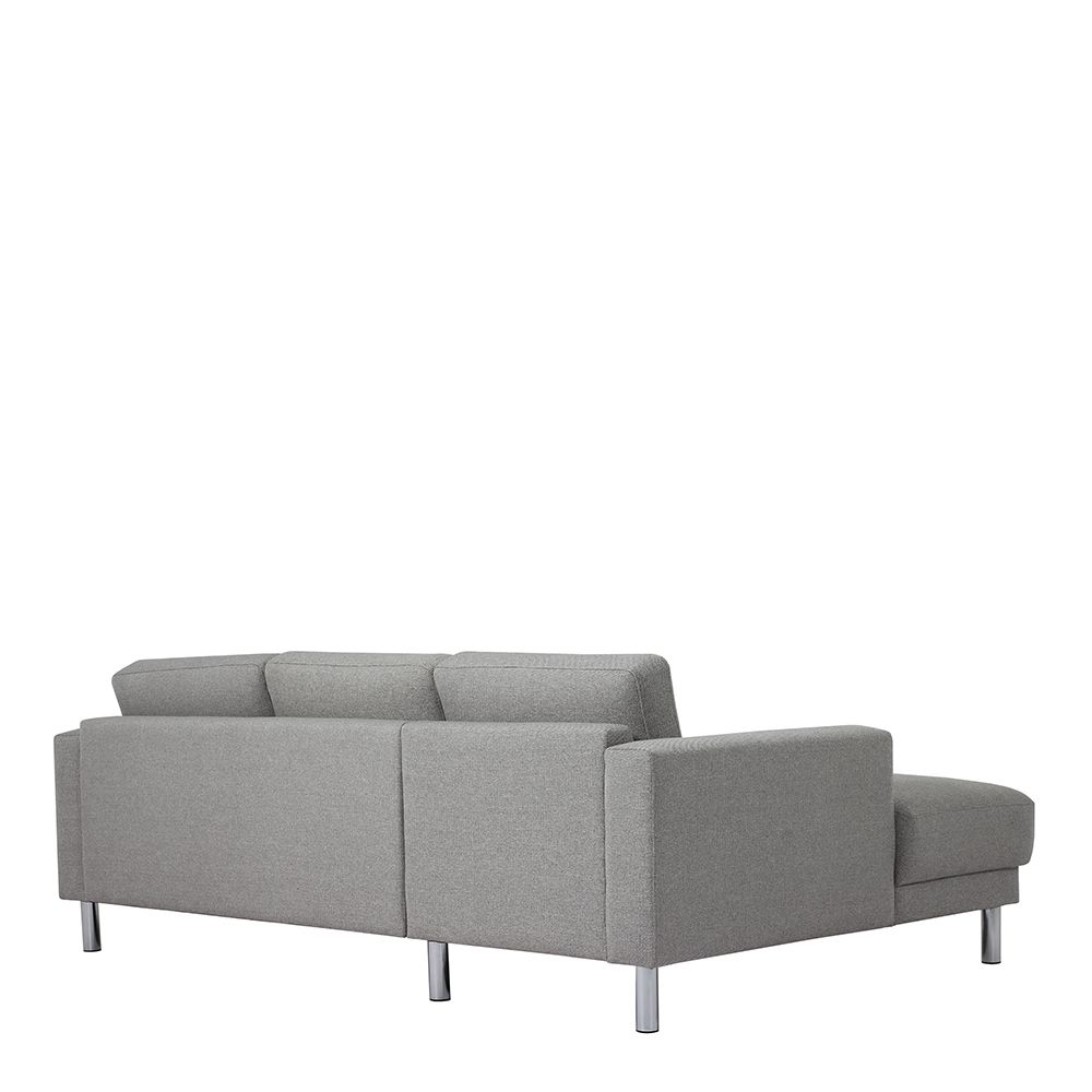 Furniture To Go Cleveland Chaiselongue Sofa (LH) in Nova Light Grey