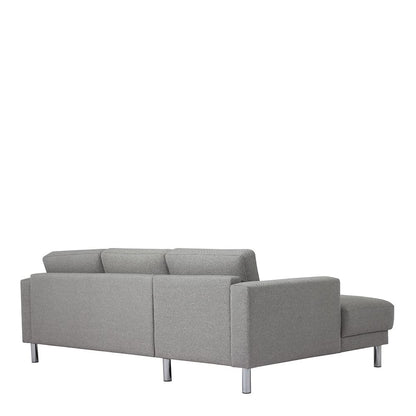 Furniture To Go Cleveland Chaiselongue Sofa (LH) in Nova Light Grey