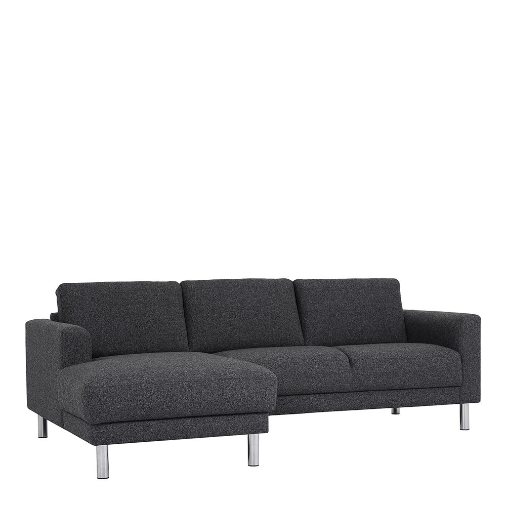 Furniture To Go Cleveland Chaiselongue Sofa (LH) in Nova Anthracite
