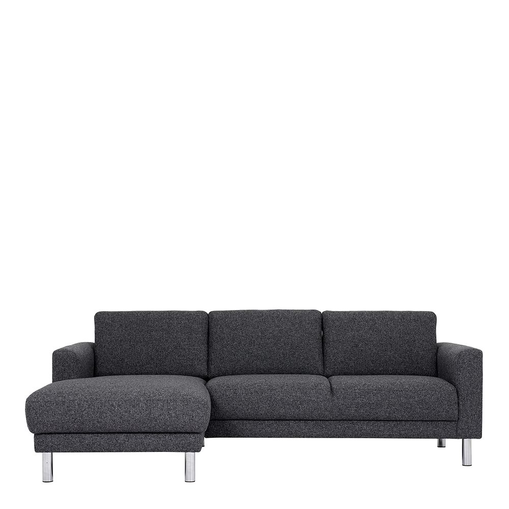 Furniture To Go Cleveland Chaiselongue Sofa (LH) in Nova Anthracite