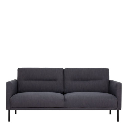 Furniture To Go Larvik 2.5 Seater Sofa - Anthracite, Black Legs