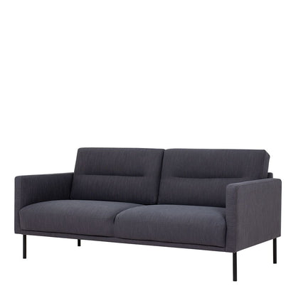 Furniture To Go Larvik 2.5 Seater Sofa - Anthracite, Black Legs