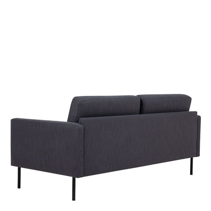 Furniture To Go Larvik 2.5 Seater Sofa - Anthracite, Black Legs