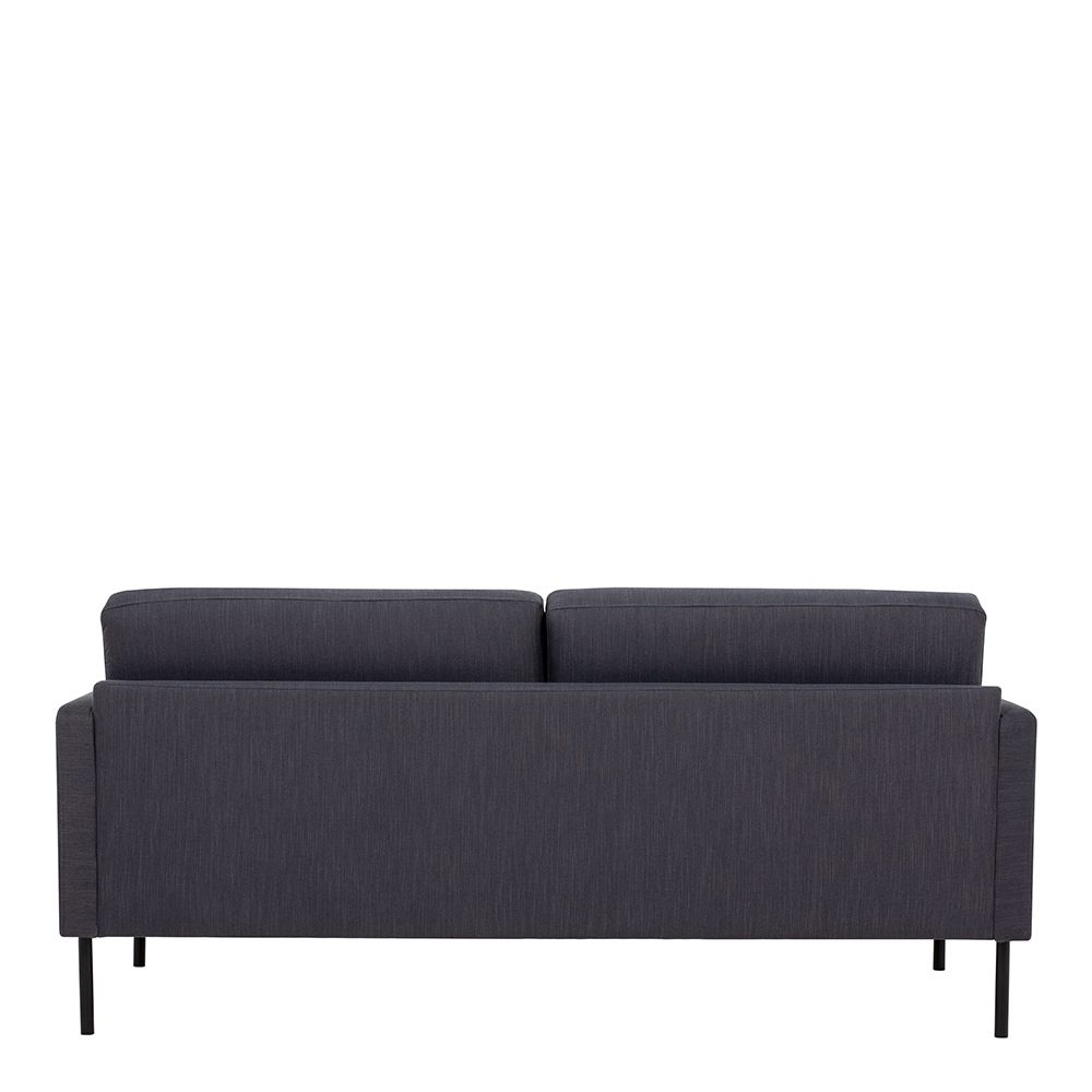 Furniture To Go Larvik 2.5 Seater Sofa - Anthracite, Black Legs