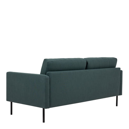 Furniture To Go Larvik 3 Seater Sofa - Dark Green, Black Legs