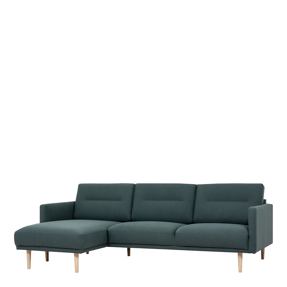 Furniture To Go Larvik 2.5 Seater Sofa - Dark Green, Black Legs