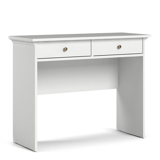 Furniture To Go Paris Stylish 2 Drawer Console Table White