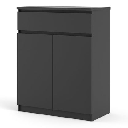 Furniture To Go Naia Sideboard - 1 Drawer 2 Doors in Black Matt